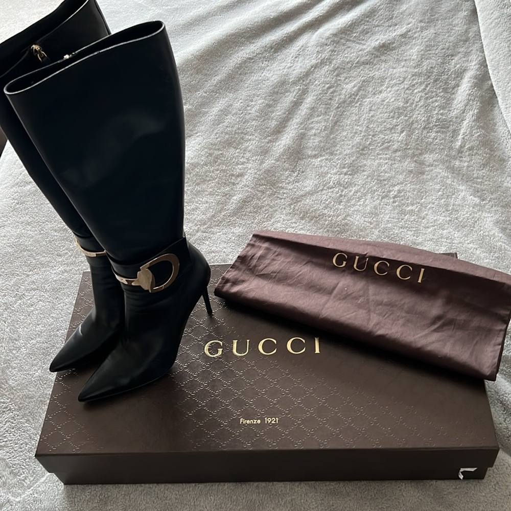 GUCCI KNEE HIGH BOOTS